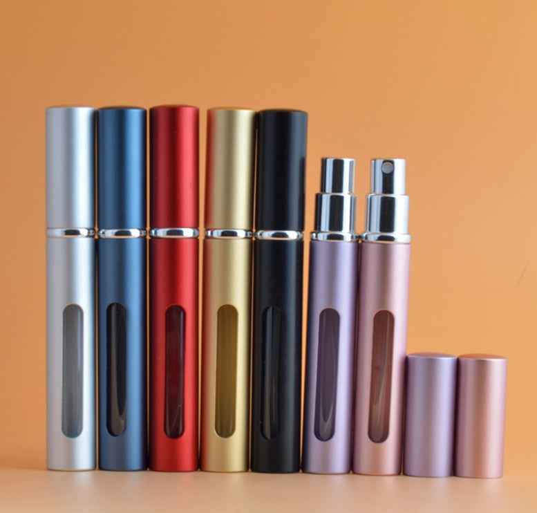 Lot de 30 Vaporisateurs Parfum 5ml Aluminium – Flacon Rechargeable Portable – Voyage & Revente