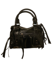 Sac à Main en Cuir Noir – Chic et Intemporel