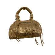 Sac à Main en Cuir Doré – Glamour et Tendance