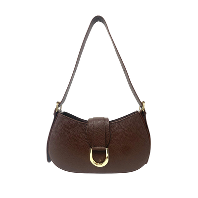 Mini Sac à main en cuir marron  – Chic et Intemporel