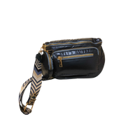 Sac Banane Matelassé Bleu Nuit – Chic et Élégant