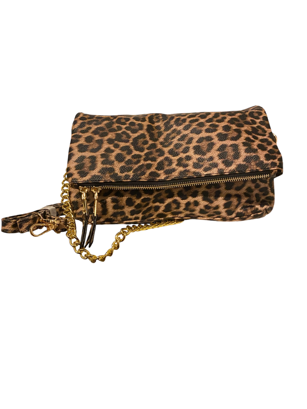 Sac à main imprimé léopard – Chaîne dorée & style audacieux