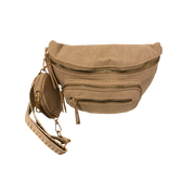 Sac Banane en Velours Côtelé Beige – Doux et Intemporel