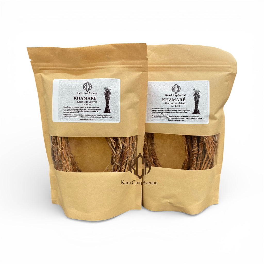 KHAMARÉ DU MALI – RACINE DE VÉTIVER NATURELLE POUR LE BIEN-ÊTRE FÉMININ
