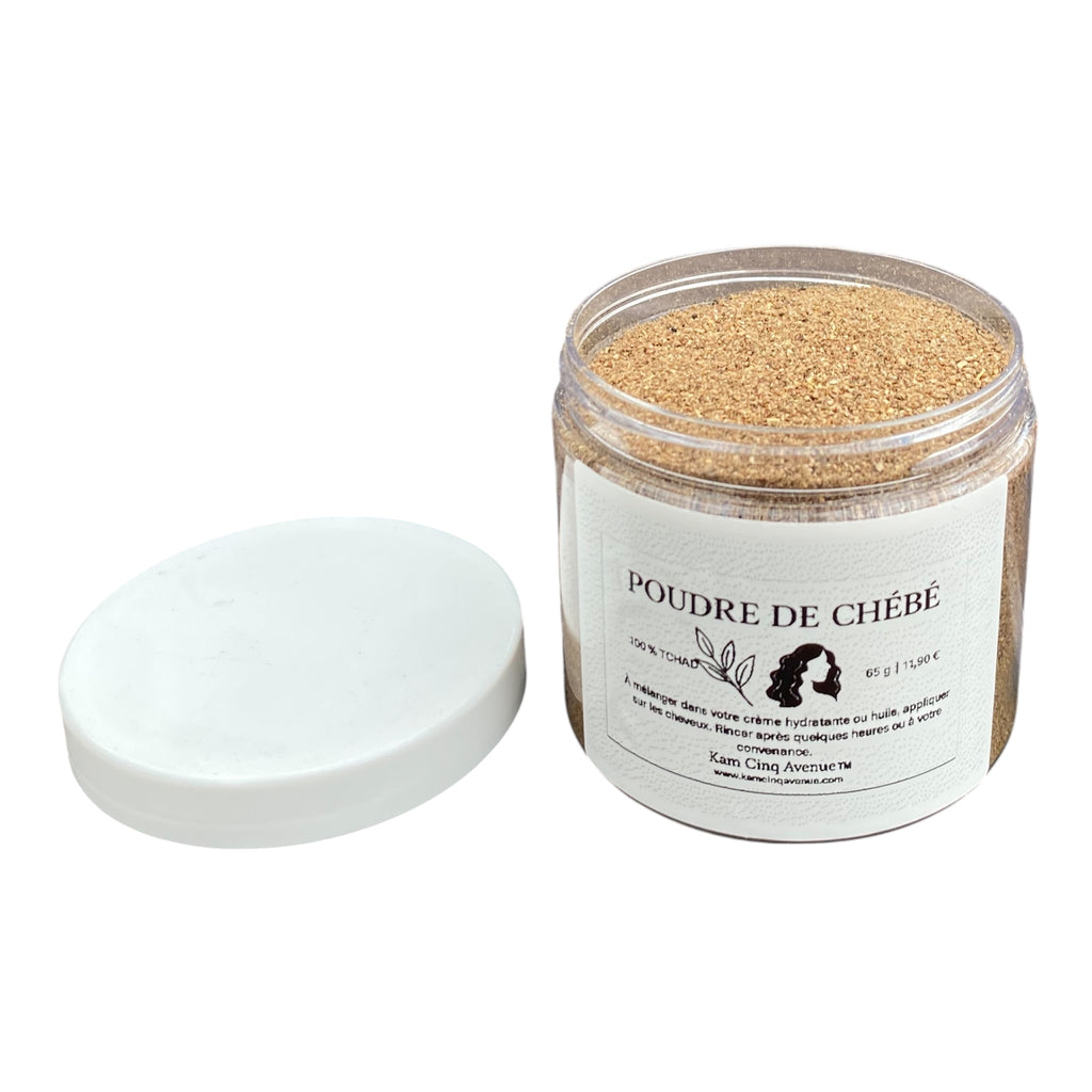 Poudre de Chébé 100% Naturelle du Tchad – Croissance & Anti-Casse Cheveux Crépus